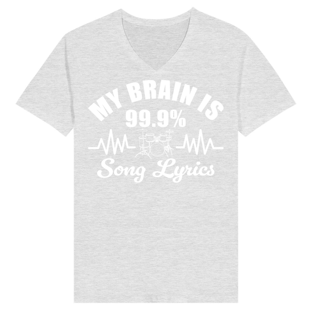 Product Funny Music Lover Humor Gift Music Fan Tee V-Neck T-shirt