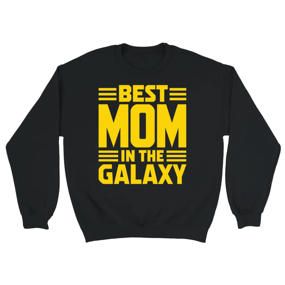 Product Best Mom In The Galaxy Funny Mom Design Unisex Sweatshirt