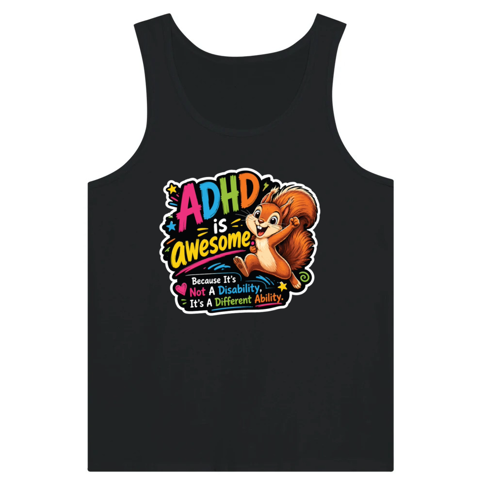 Product ADHD Is Awesome Funny Neurodiversity Design Tank Top