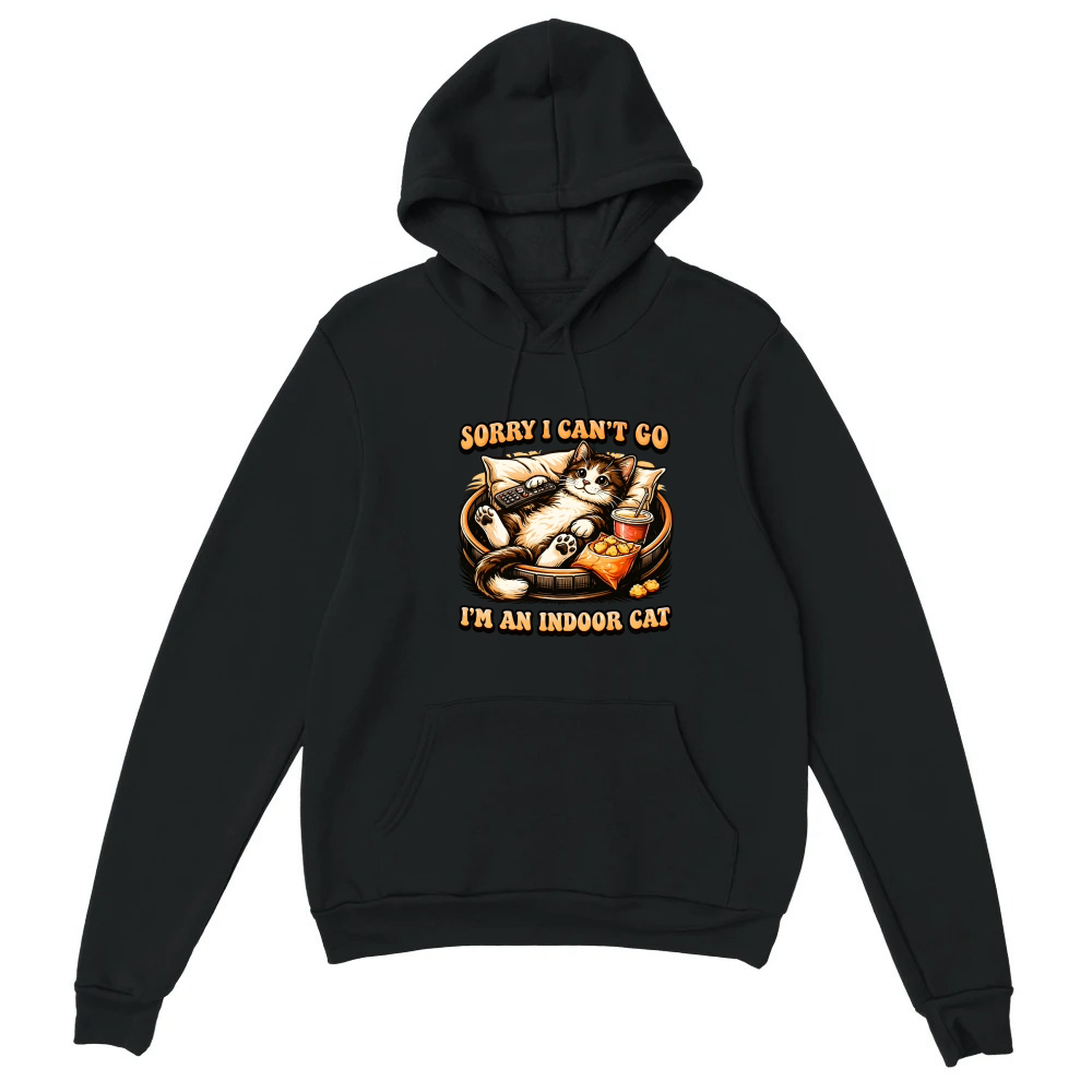 Product Indoor Funny Cat Potato Relaxing Unisex Hoodie