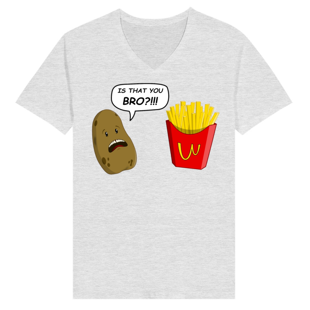 Product potato V-Neck T-shirt