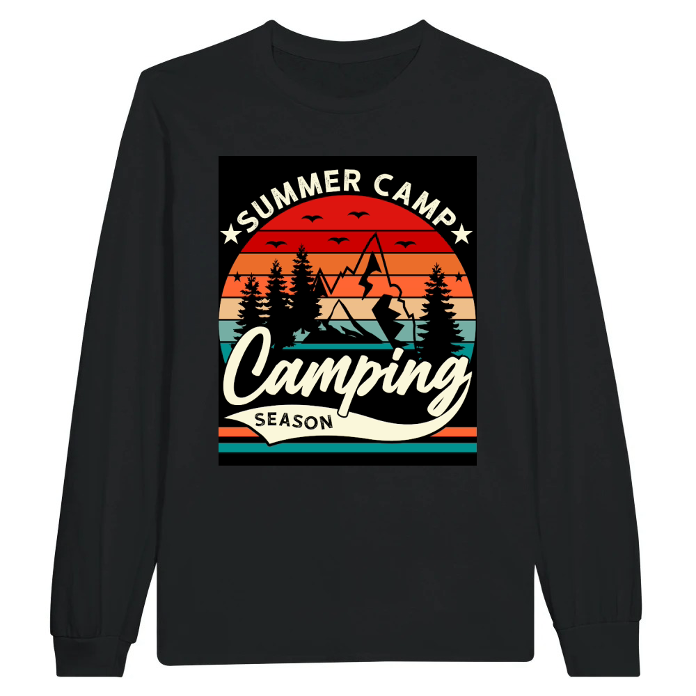 Product Summer camp Camping season Unisex Longsleeve