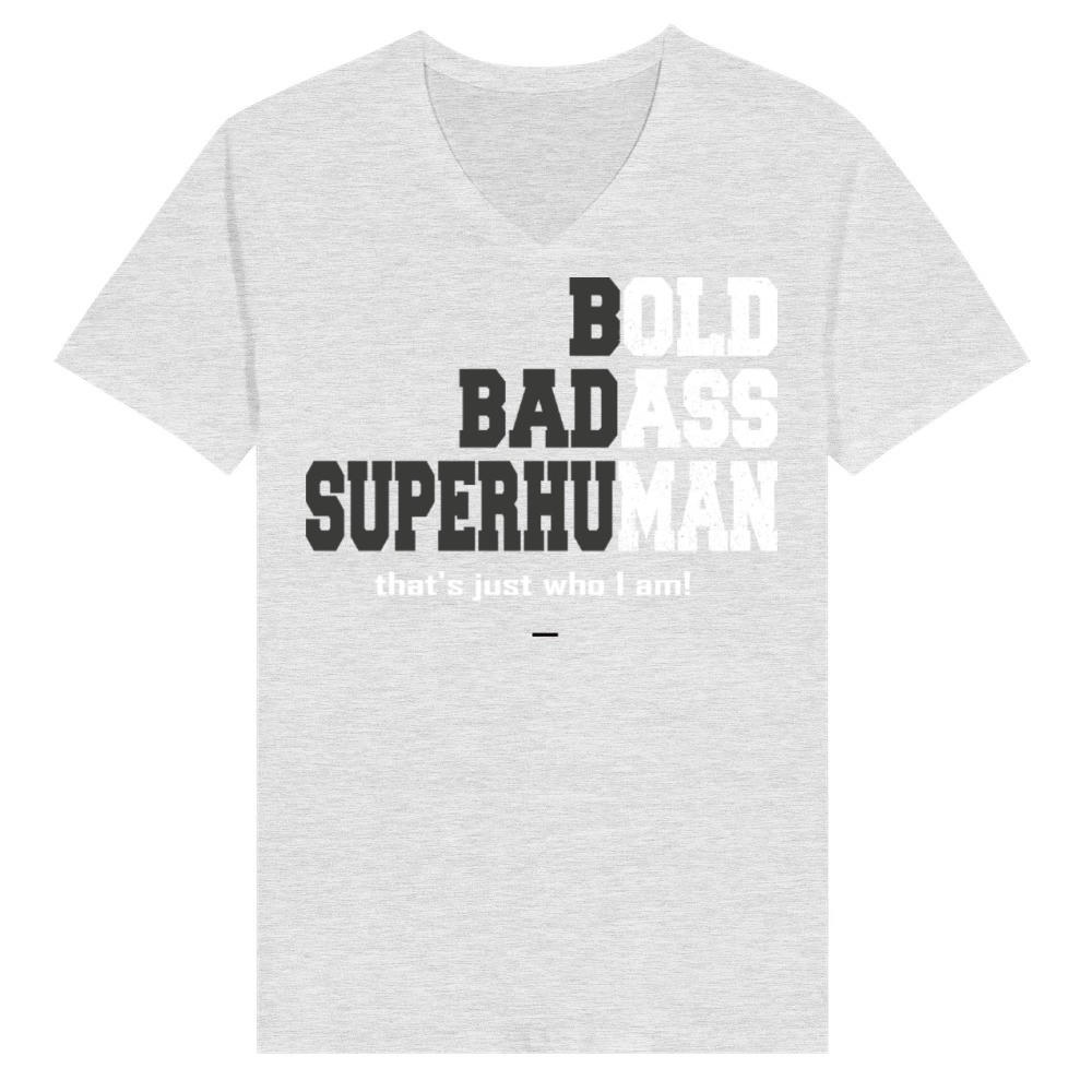 Product Funny Man Saying Gag Gift Birthday Husband Dad V-Neck T-shirt