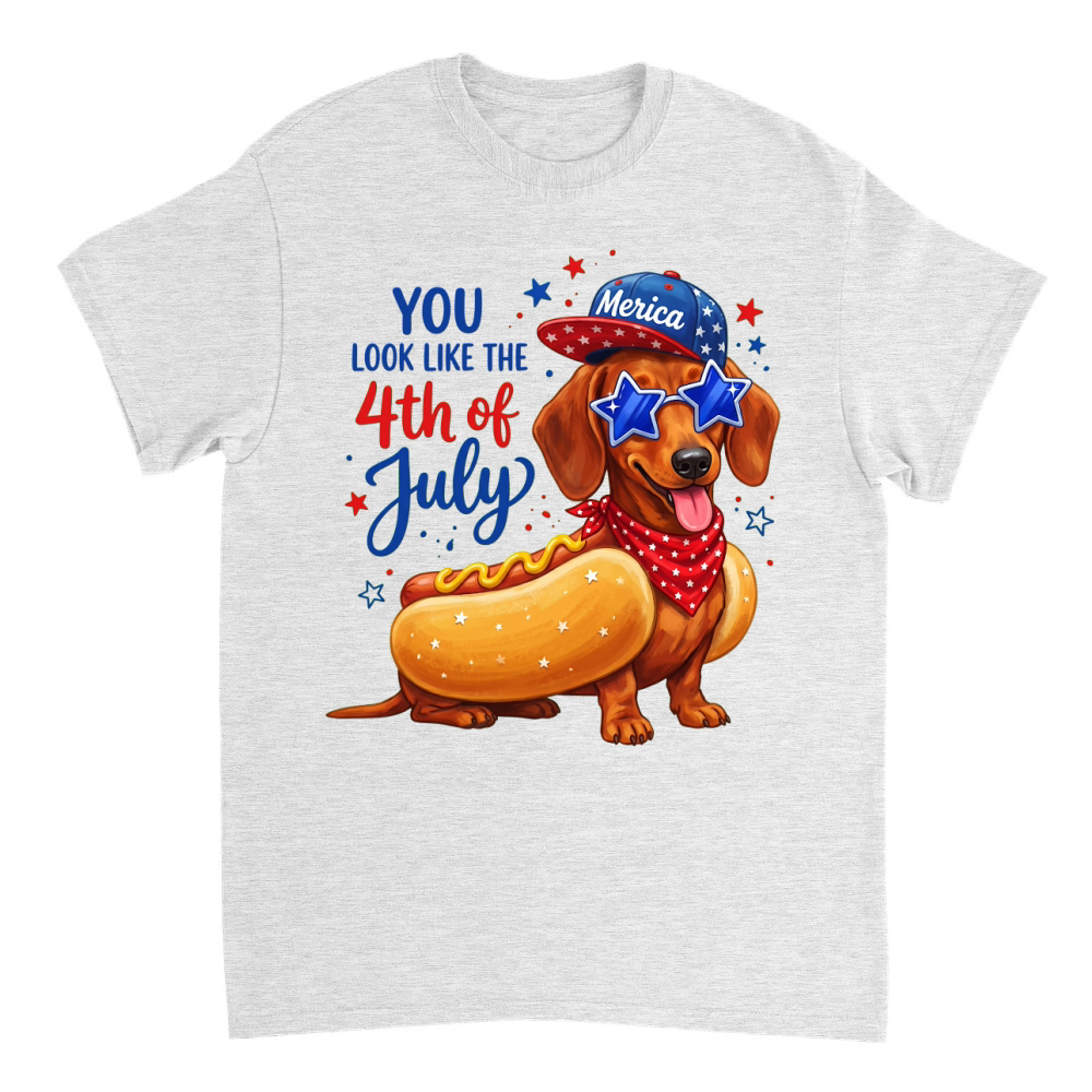 Product Funny Dachshund 4th of July Hot Dog T-Shirt