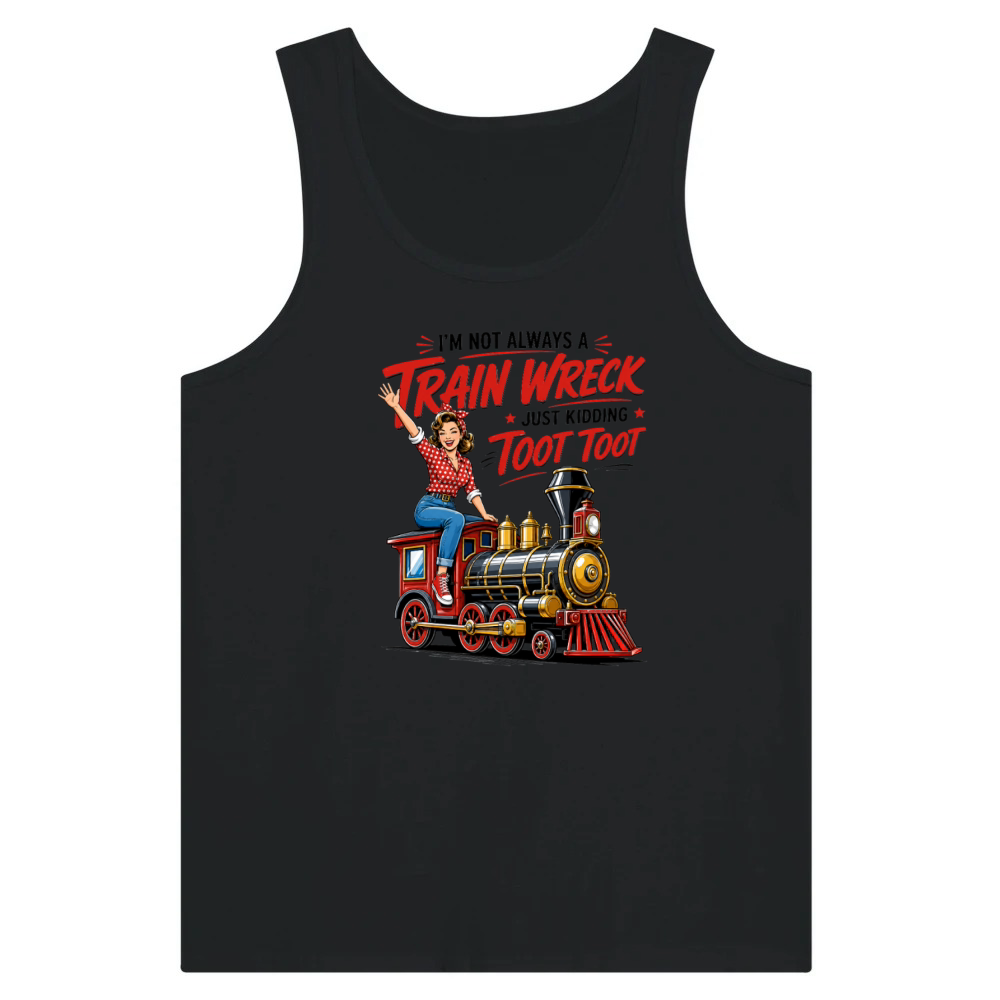 Product Funny Train Lover Toot Toot Tank Top
