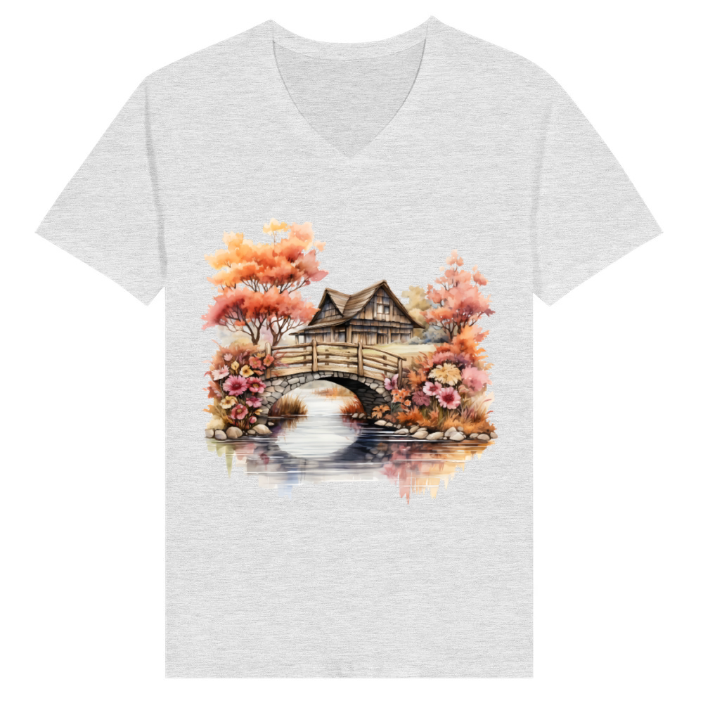 Product Wild Flowers T shirt Design - Funny gift V-Neck T-shirt