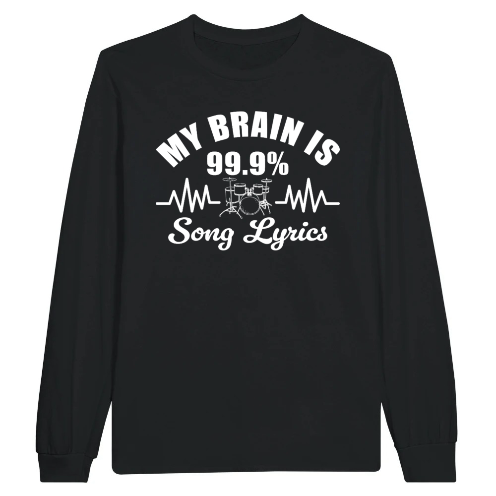 Product Funny Music Lover Humor Gift Music Fan Tee Unisex Longsleeve
