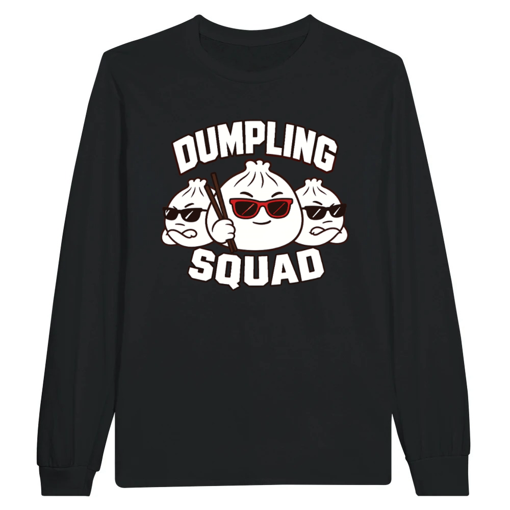 Product Funny Dumpling Lover Kids Asian Food Humor Unisex Longsleeve