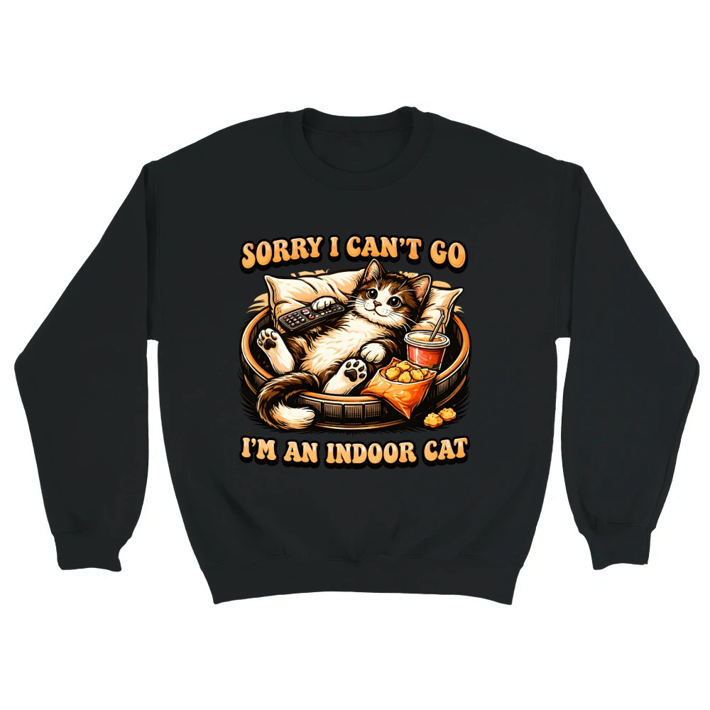 Product Indoor Funny Cat Potato Relaxing Unisex Sweatshirt