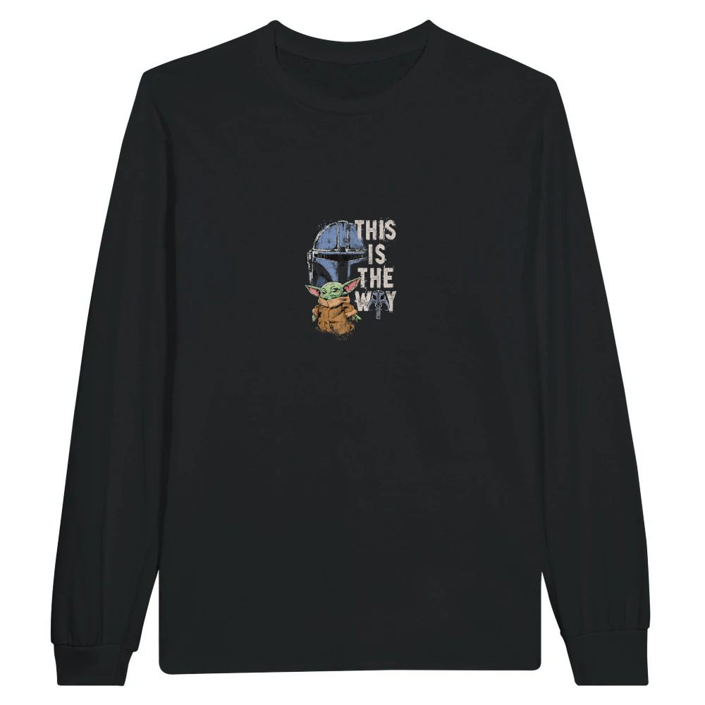 Product Star Wars The Mandalorian and Grogu This is the Way Graphic T-Shirt Unisex Longsleeve