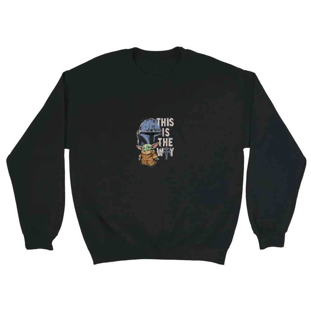 Product Star Wars The Mandalorian and Grogu This is the Way Graphic T-Shirt Unisex Sweatshirt