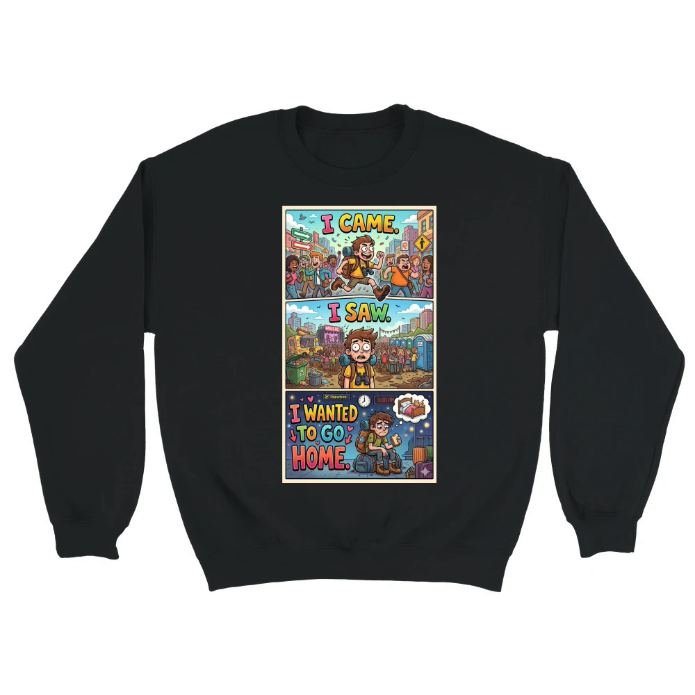 Product I came. I saw. I wanted to go home Unisex Sweatshirt