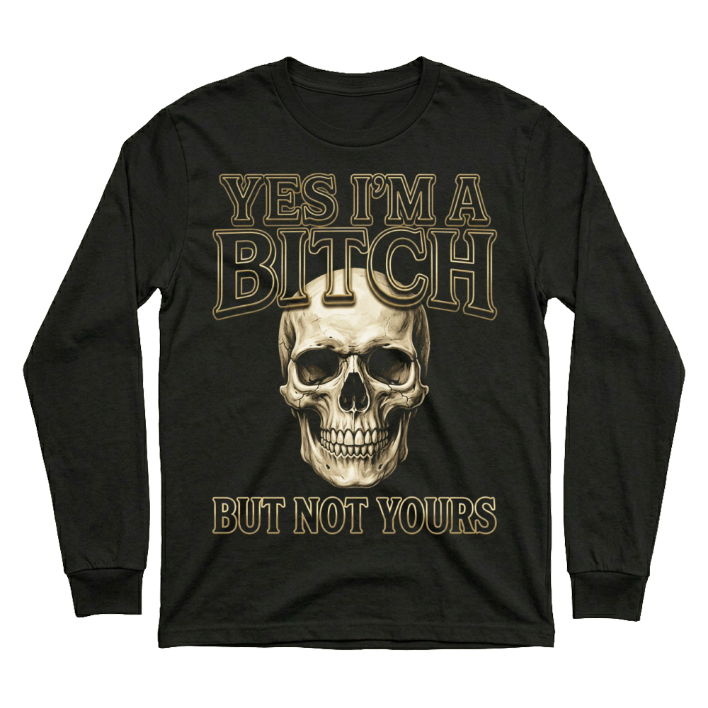 Product Bitch Skull Sarcastic Halloween Horror Unisex Sweatshirt