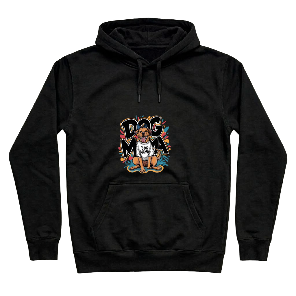 Product Dog Mama Happy Dog Lover Unisex Hoodie