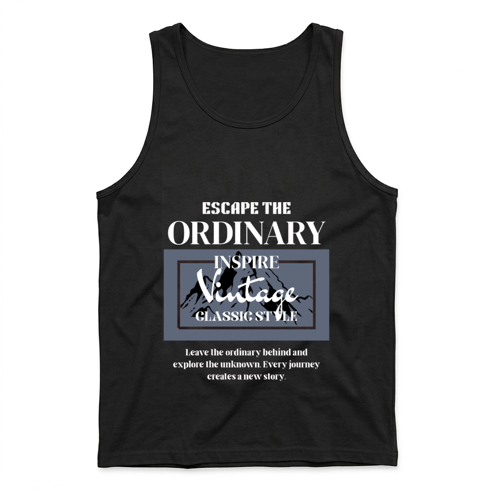 Product Escape the Ordinary Vintage Style Tank Top