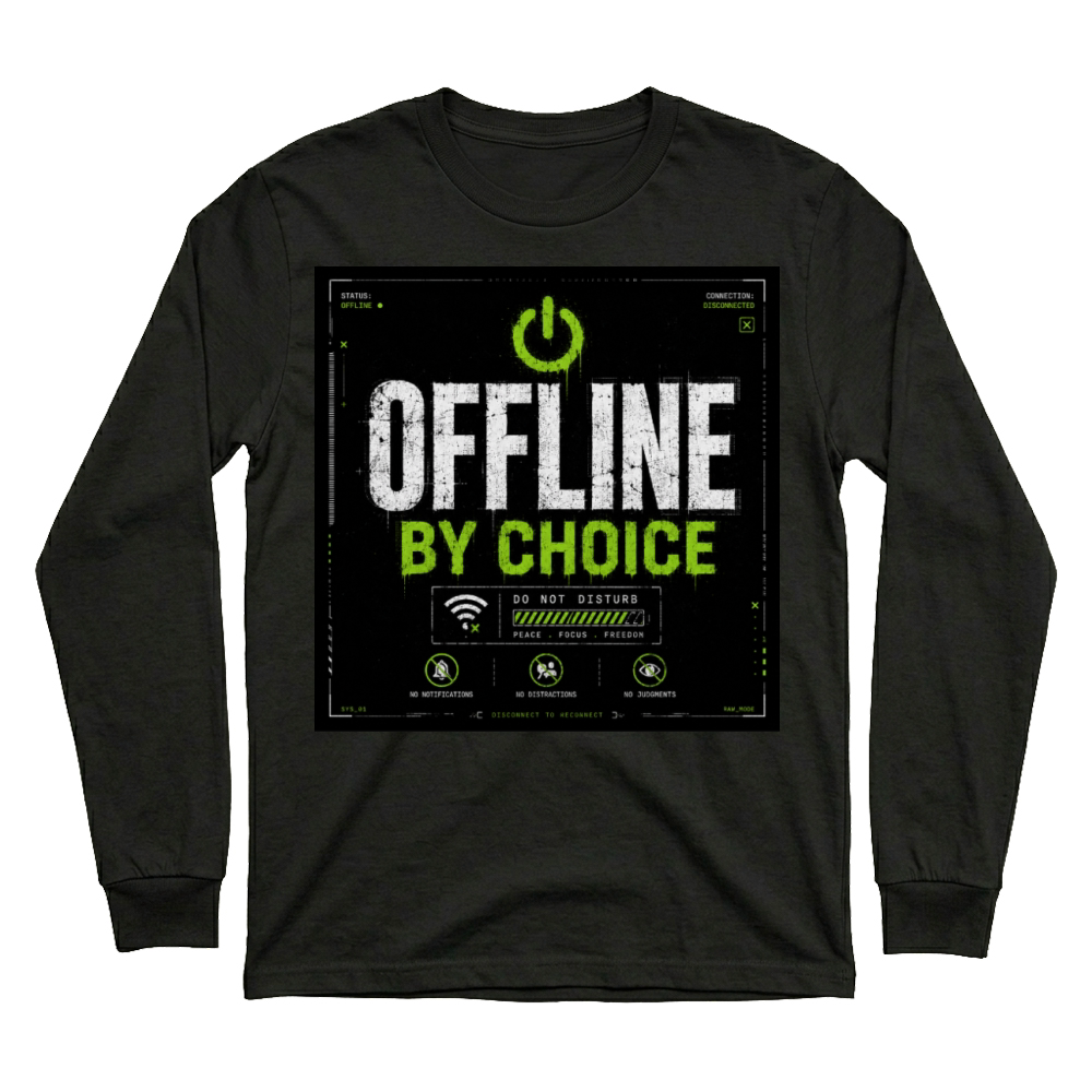 Product Offline By Choice Introvert Quote Unisex Sweatshirt