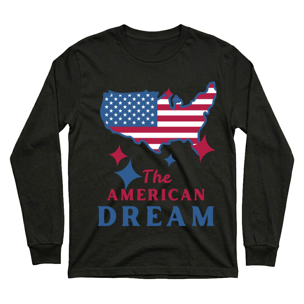 Product American Dream Map Flag Tee Unisex Sweatshirt