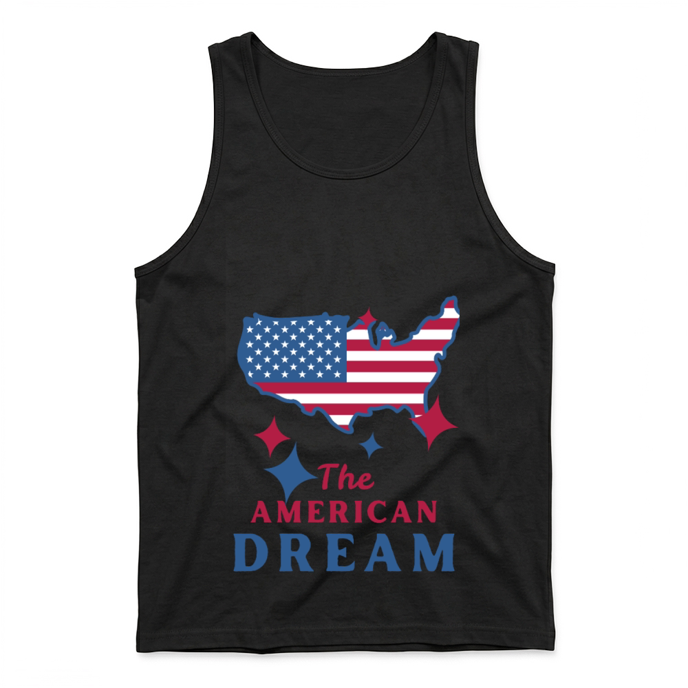 Product American Dream Map Flag Tee Tank Top