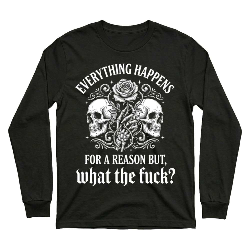 Product Everything Skulls Skeleton Rose Fuck Unisex Sweatshirt