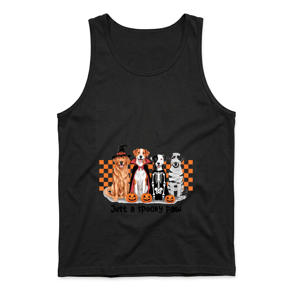 Product Spooky Pup Squad Halloween Dogs Tank Top