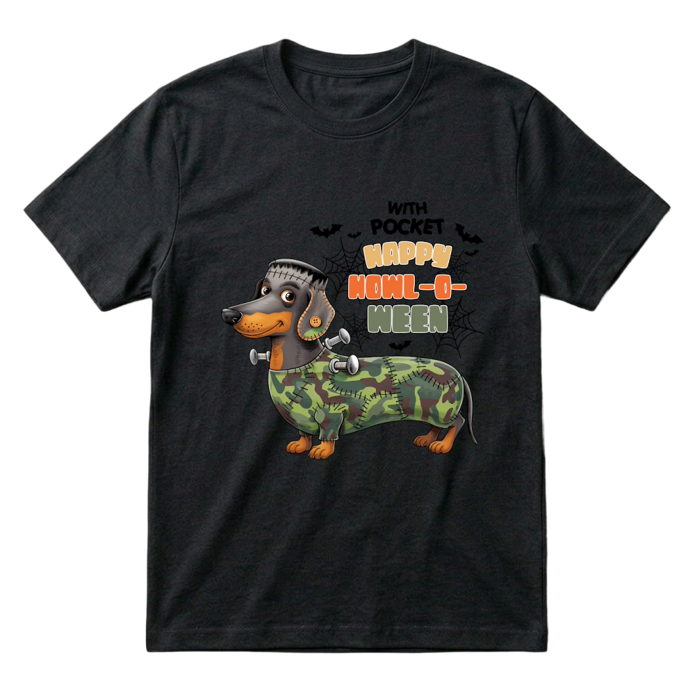 Product Halloween Dog Spooky Dachshund HowlOWeen T-Shirt