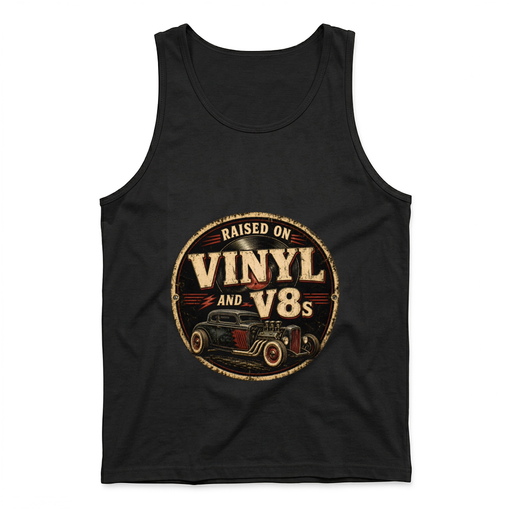 Product Vinyl and V8s Vintage Sign Tank Top