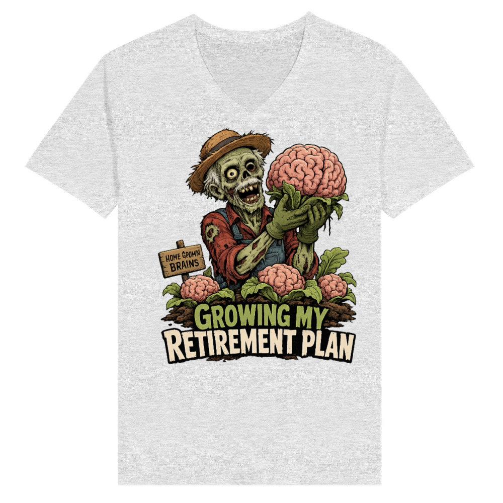 Product Growing My Retirement Plan V-Neck T-shirt