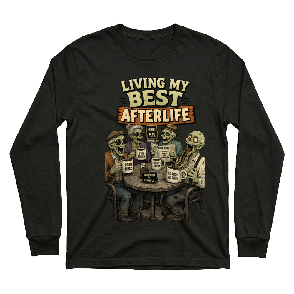 Product Living My Best Afterlife Unisex Sweatshirt