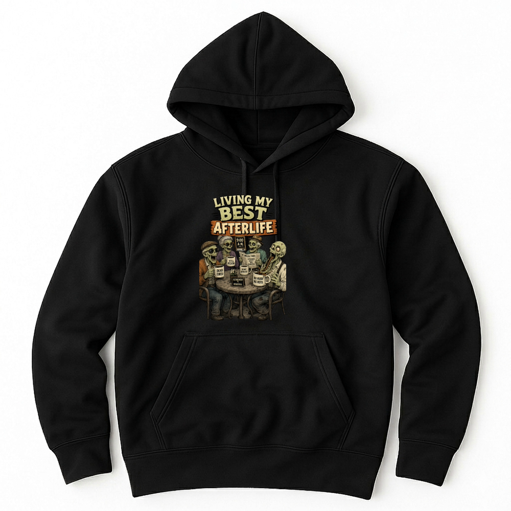 Product Living My Best Afterlife Unisex Hoodie