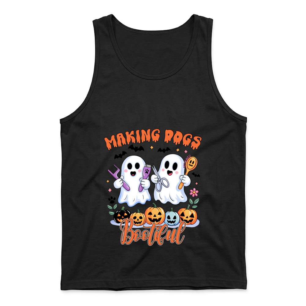 Product Spooky Cute Dog Ghost Halloween Dogs Tank Top