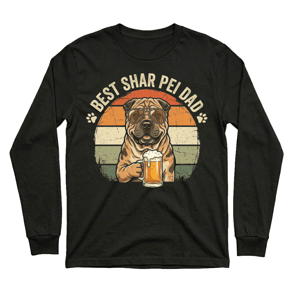Product Shar Pei Dad Beer Dog Unisex Sweatshirt