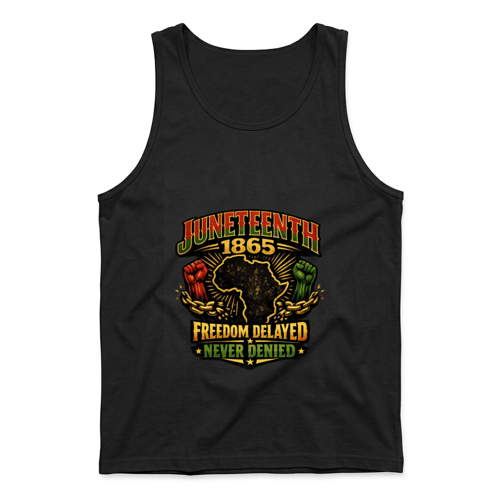 Product Juneteenth 1865 Freedom African Heritage Tank Top