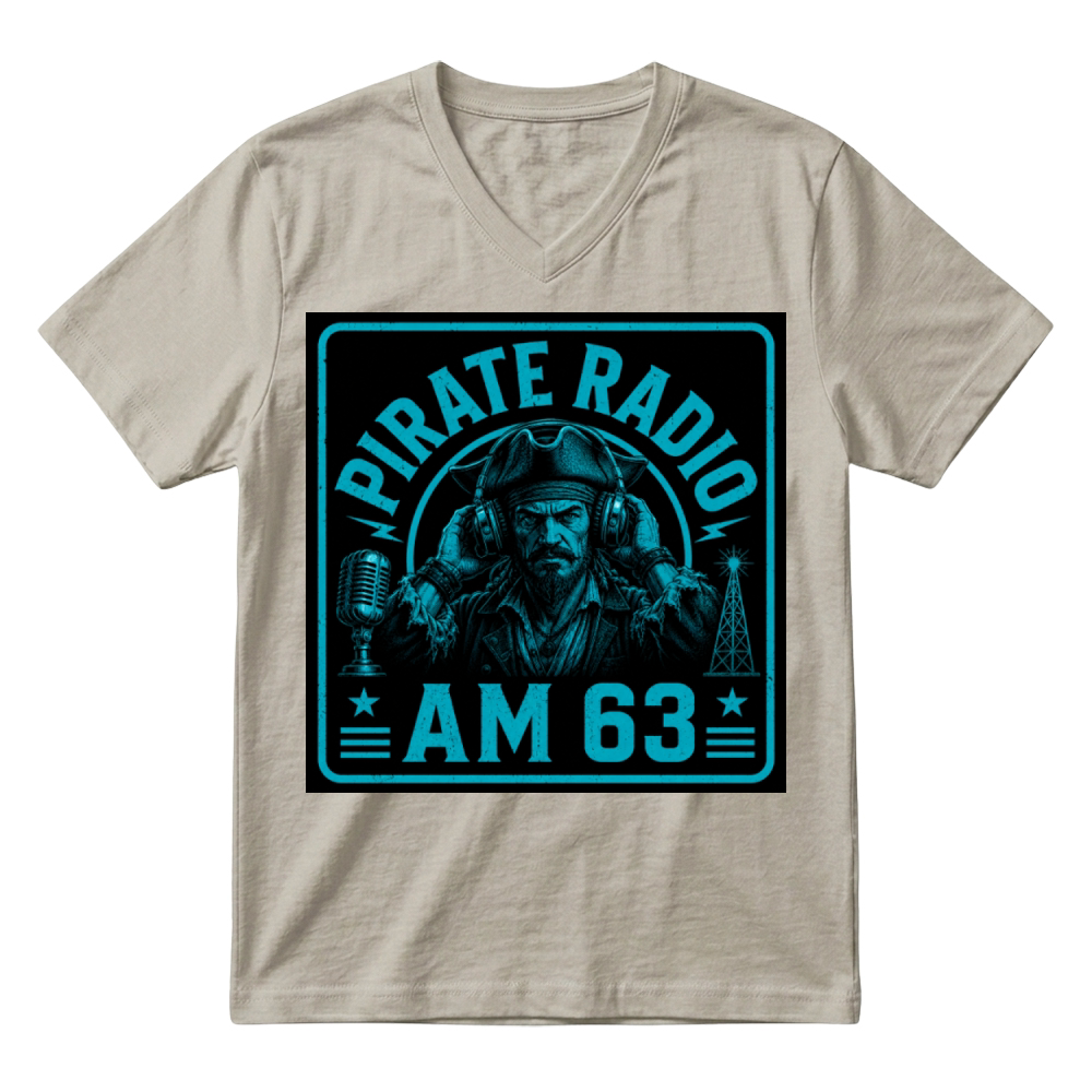 Product Pirate Radio AM 63 V-Neck T-shirt
