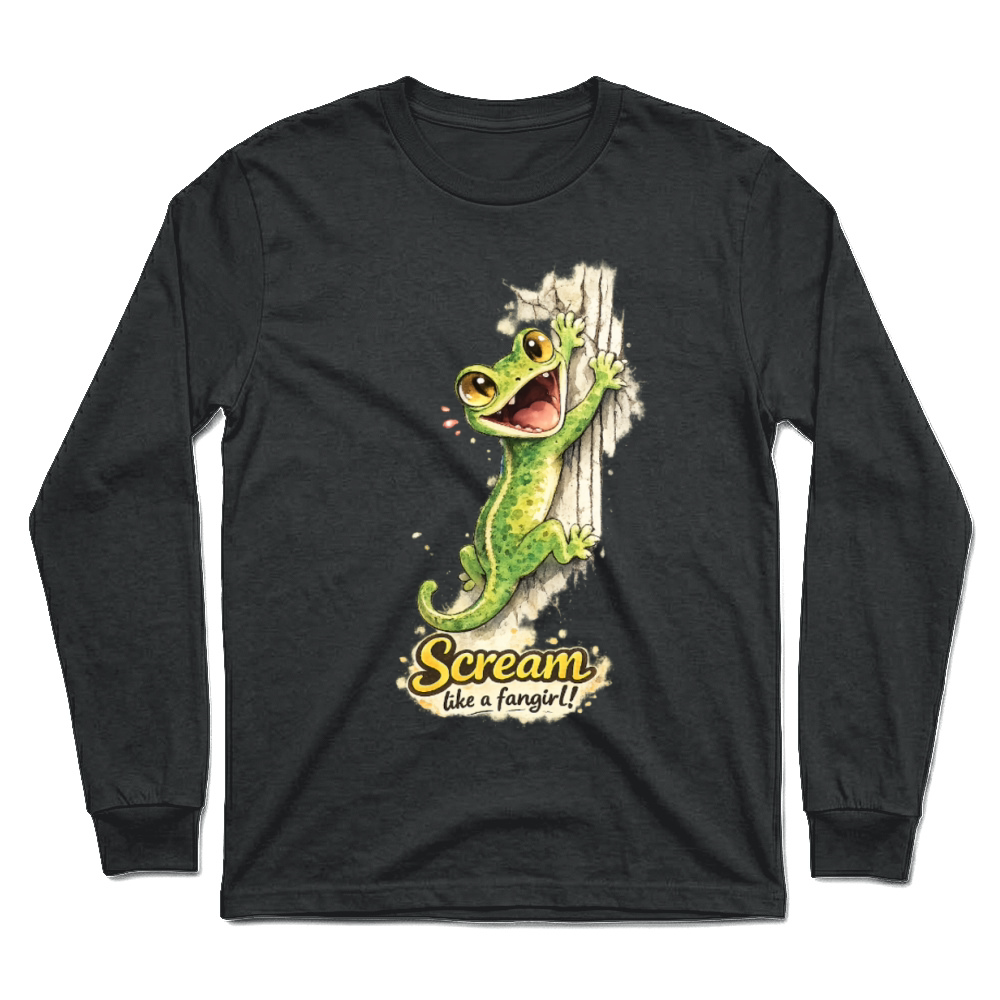 Product GeFunny Gecko Fangirl Quote Unisex Longsleeve