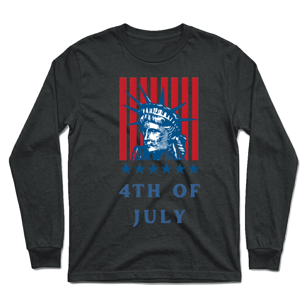 Product Statue Liberty Flag Emblem Unisex Longsleeve