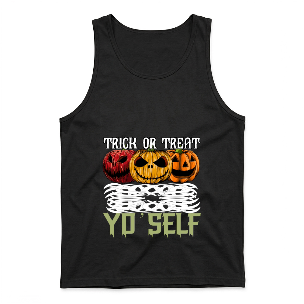 Product trick or treat yo' self trending halloween Tank Top