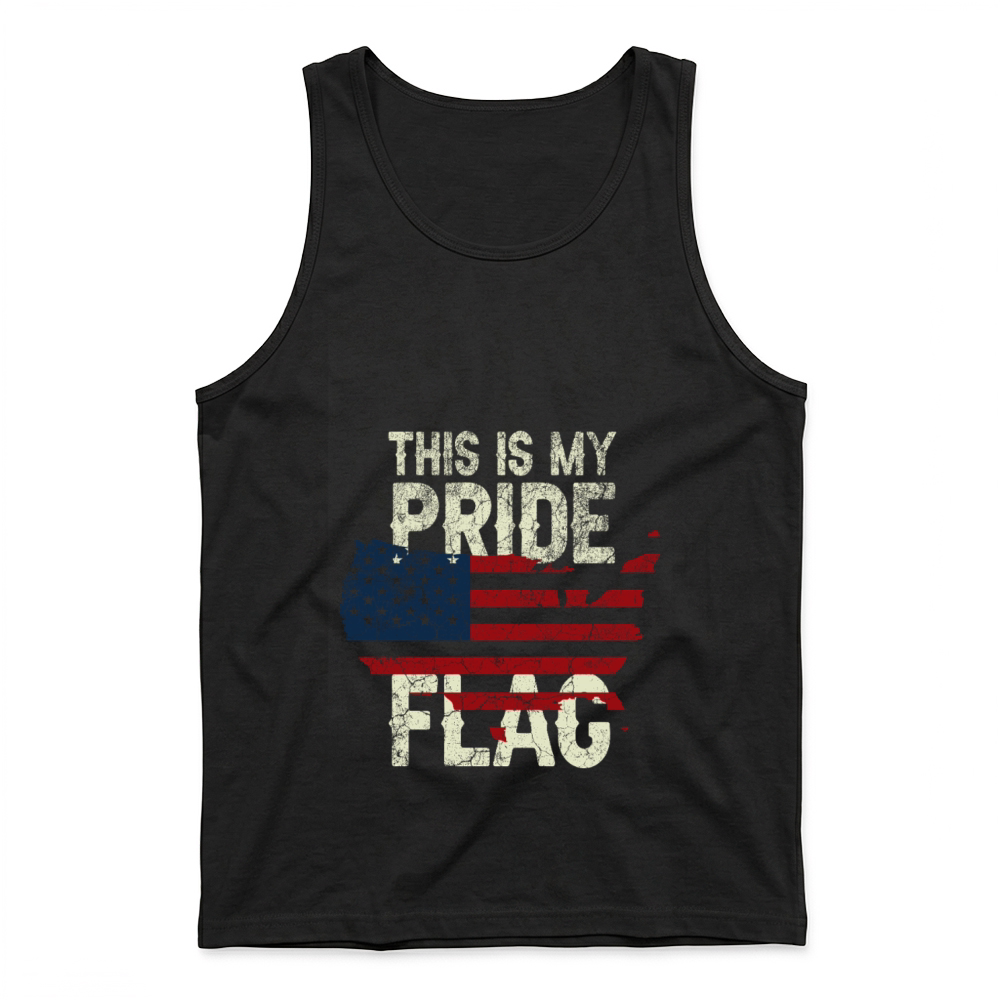 Product This Is My Pride Flag Vintage USA Tank Top