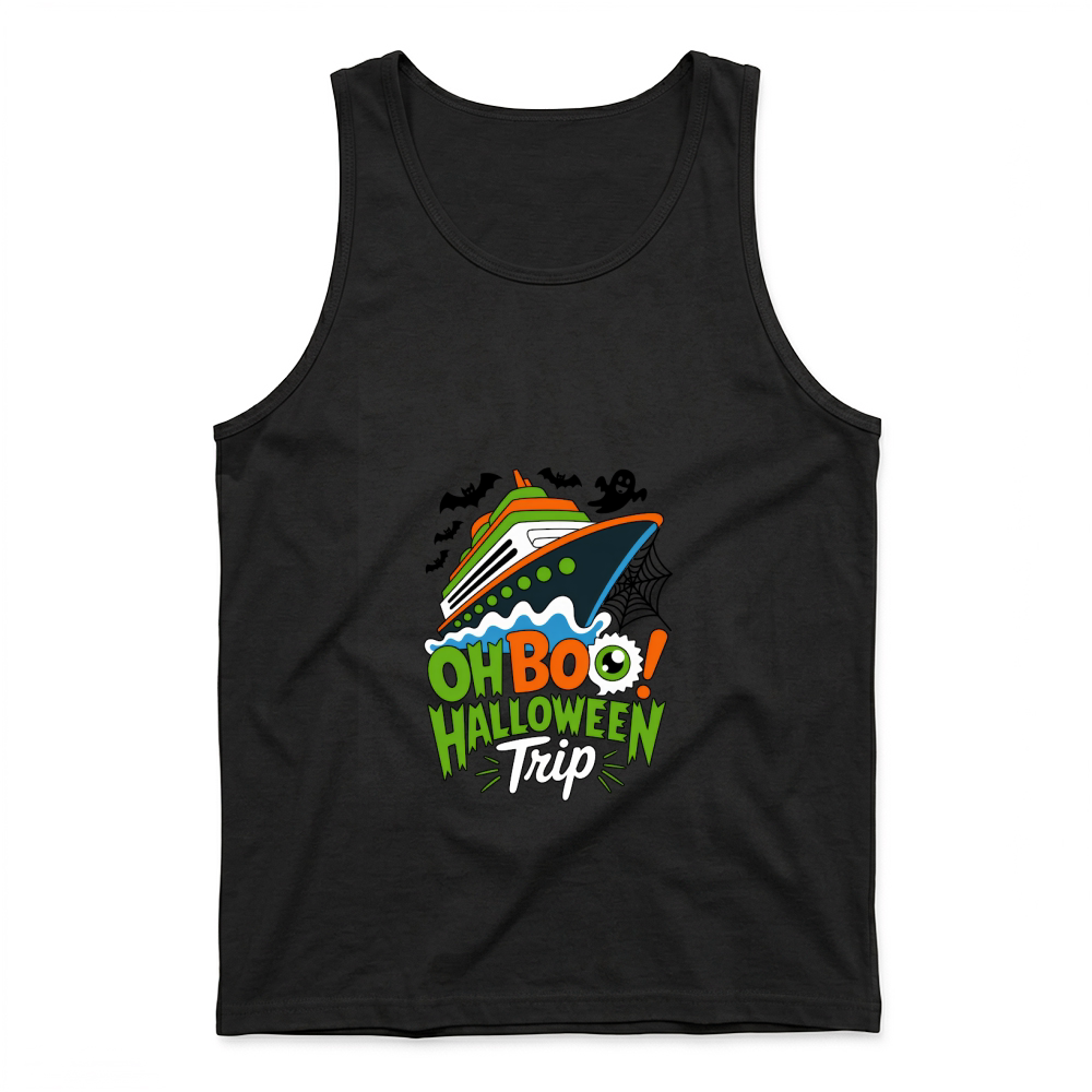 Product oh boo halloween trip Tank Top