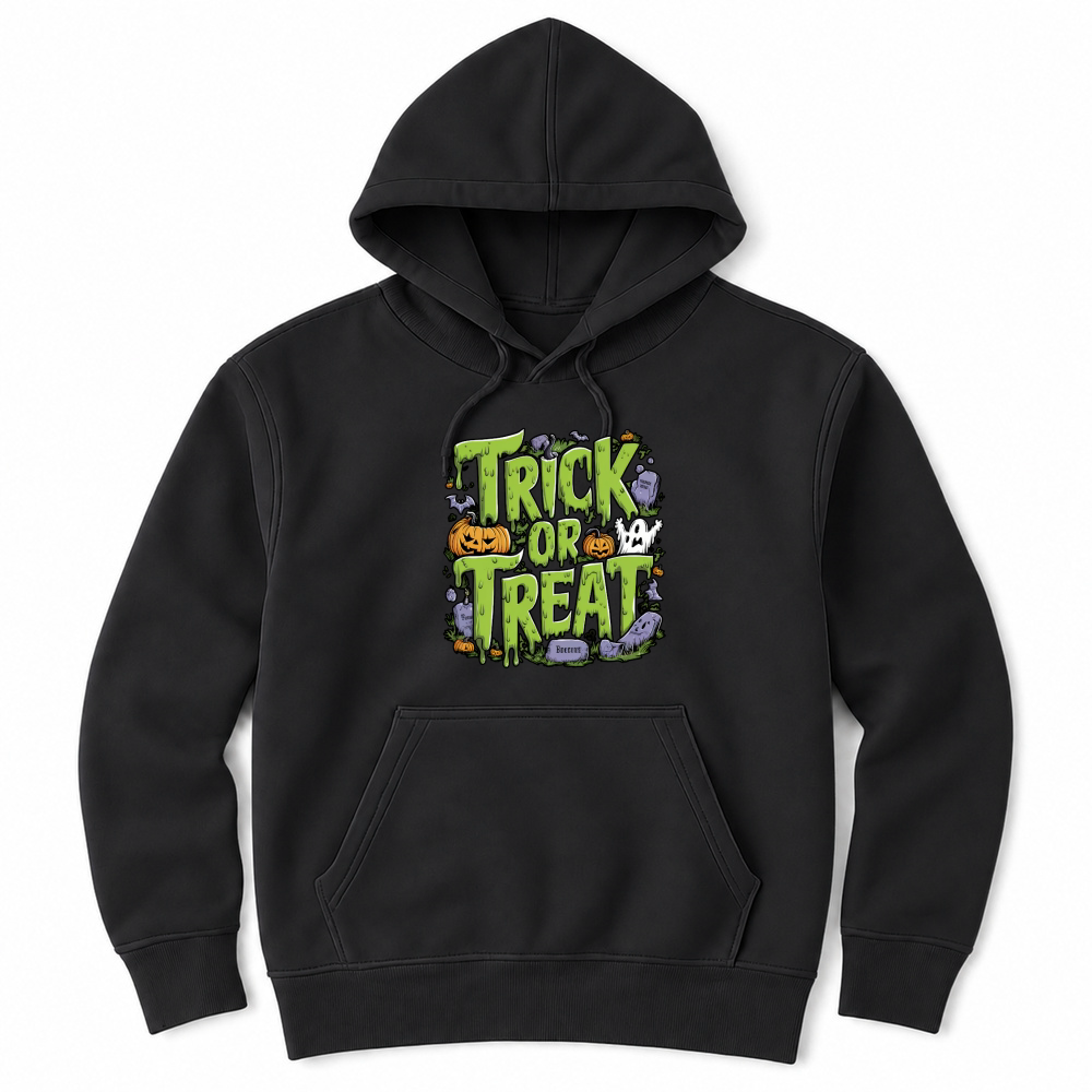 Product trick or treat zombie vibes Unisex Hoodie