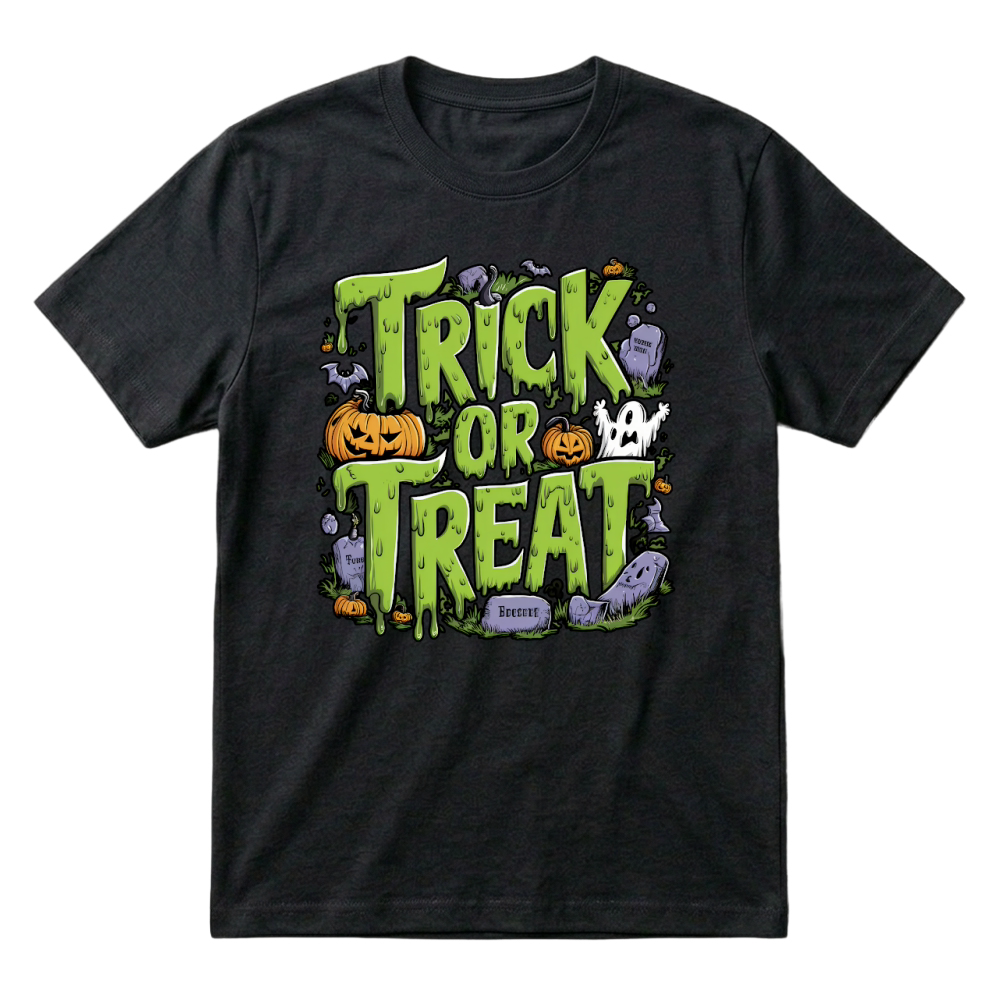 Product trick or treat zombie vibes T-Shirt