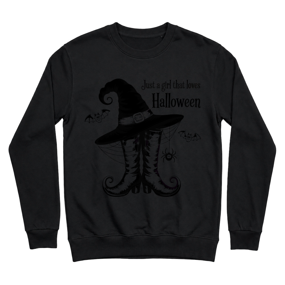 Product A girl that love halloween Unisex Sweatshirt