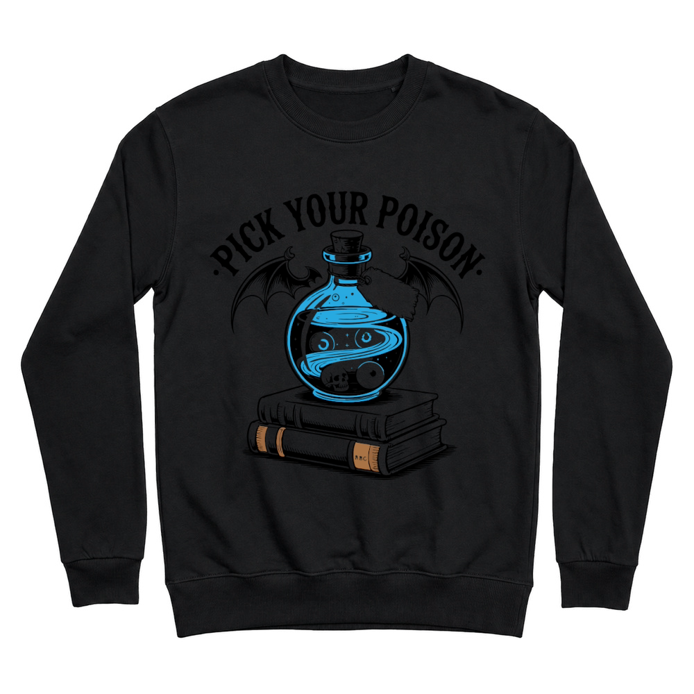 Product pick your poison halloween Unisex Sweatshirt