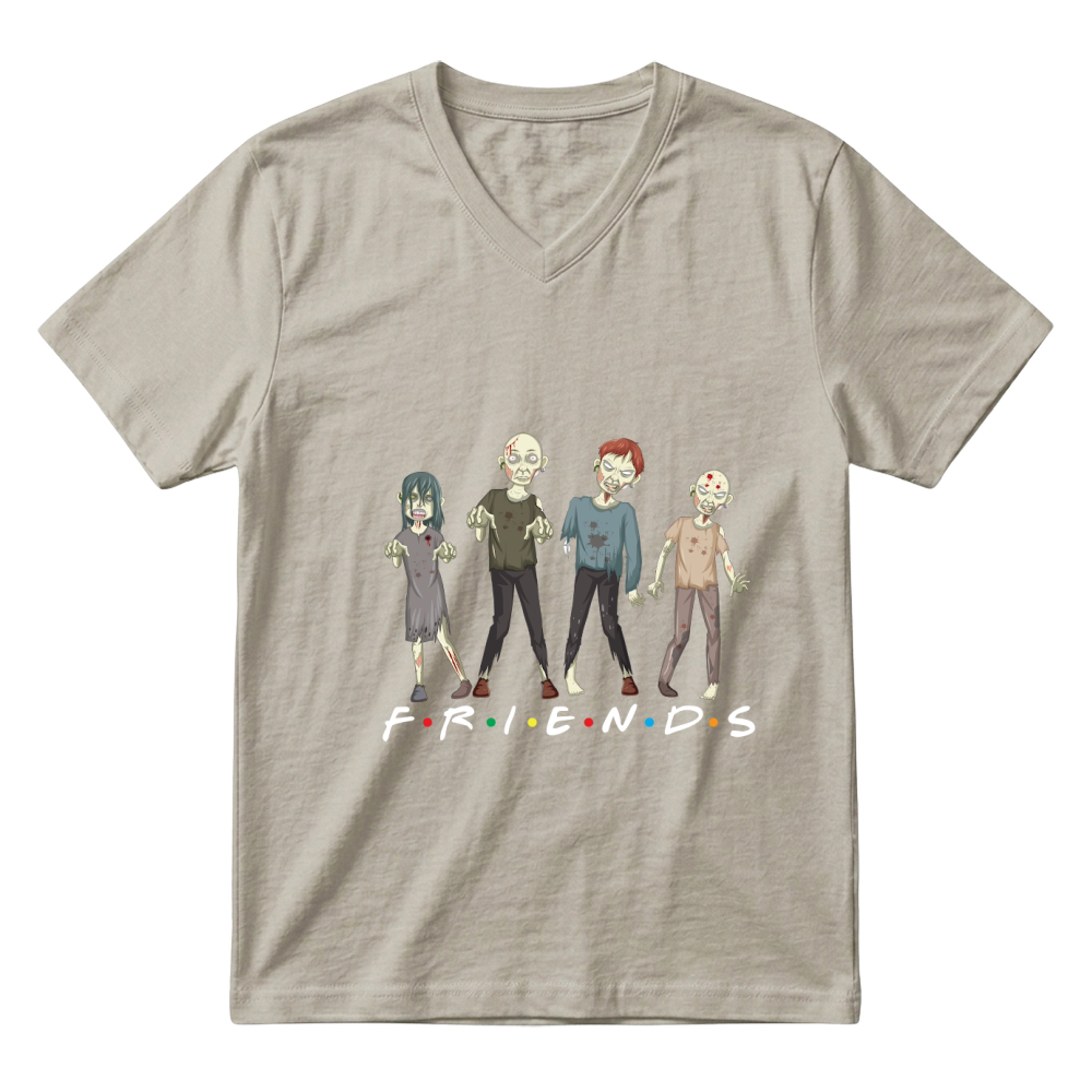 Product friends halloween V-Neck T-shirt