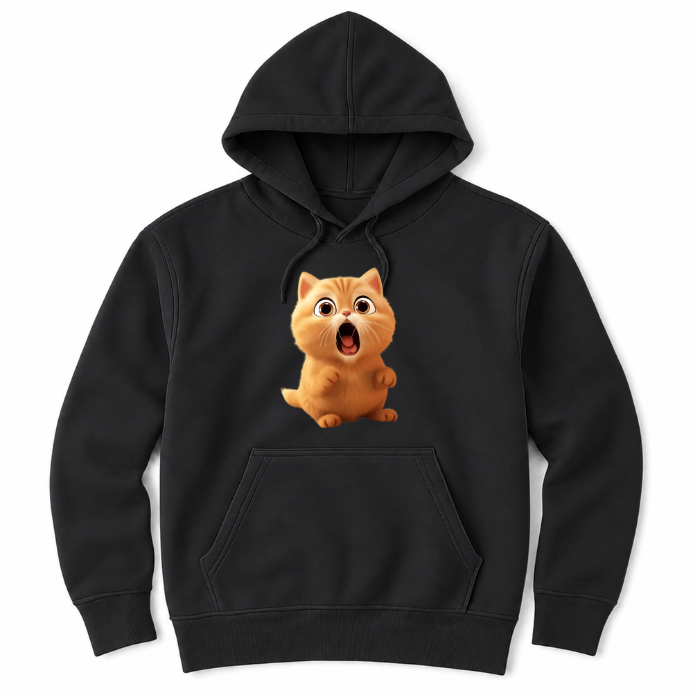 Product cat ginger cute kitten cartoon Unisex Hoodie