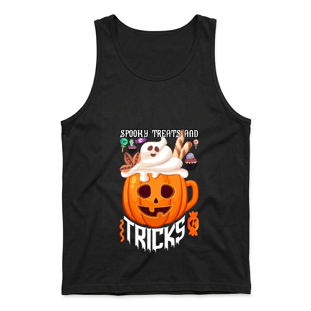 Product spooky treats and tricks trending halloween Tank Top