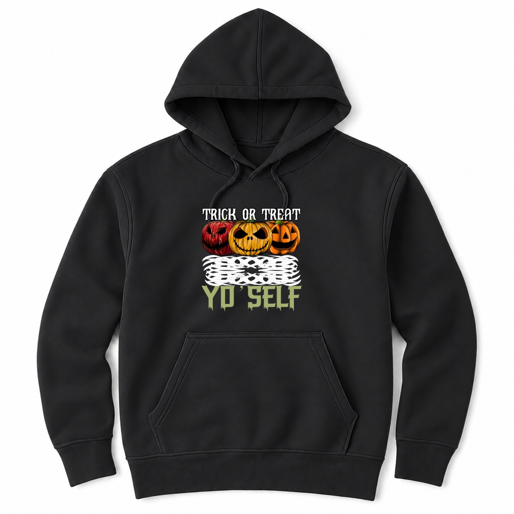 Product trick or treat yo' self trending halloween Unisex Hoodie