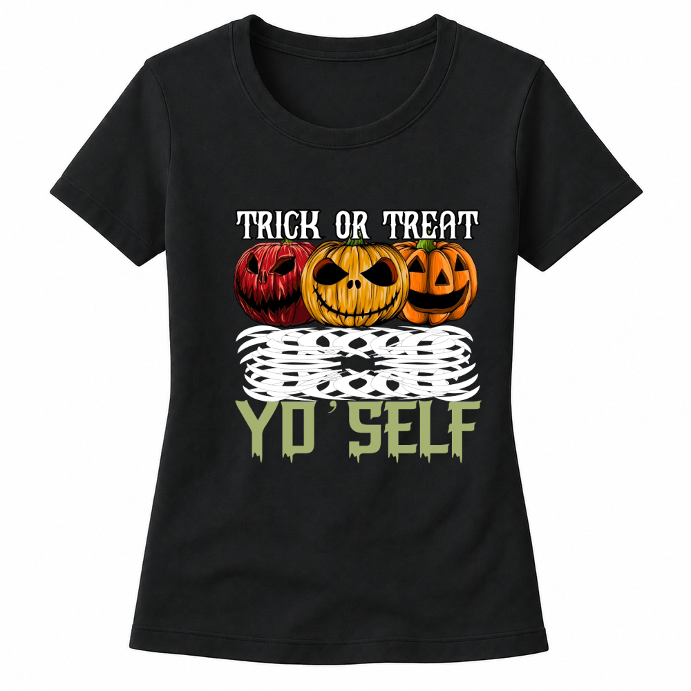 Product trick or treat yo' self trending halloween Women's T-shirts