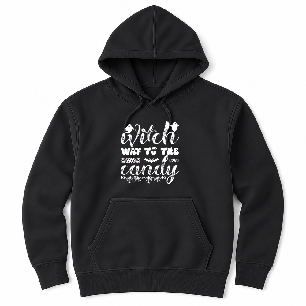 Product witch way to the candy trending halloween Unisex Hoodie