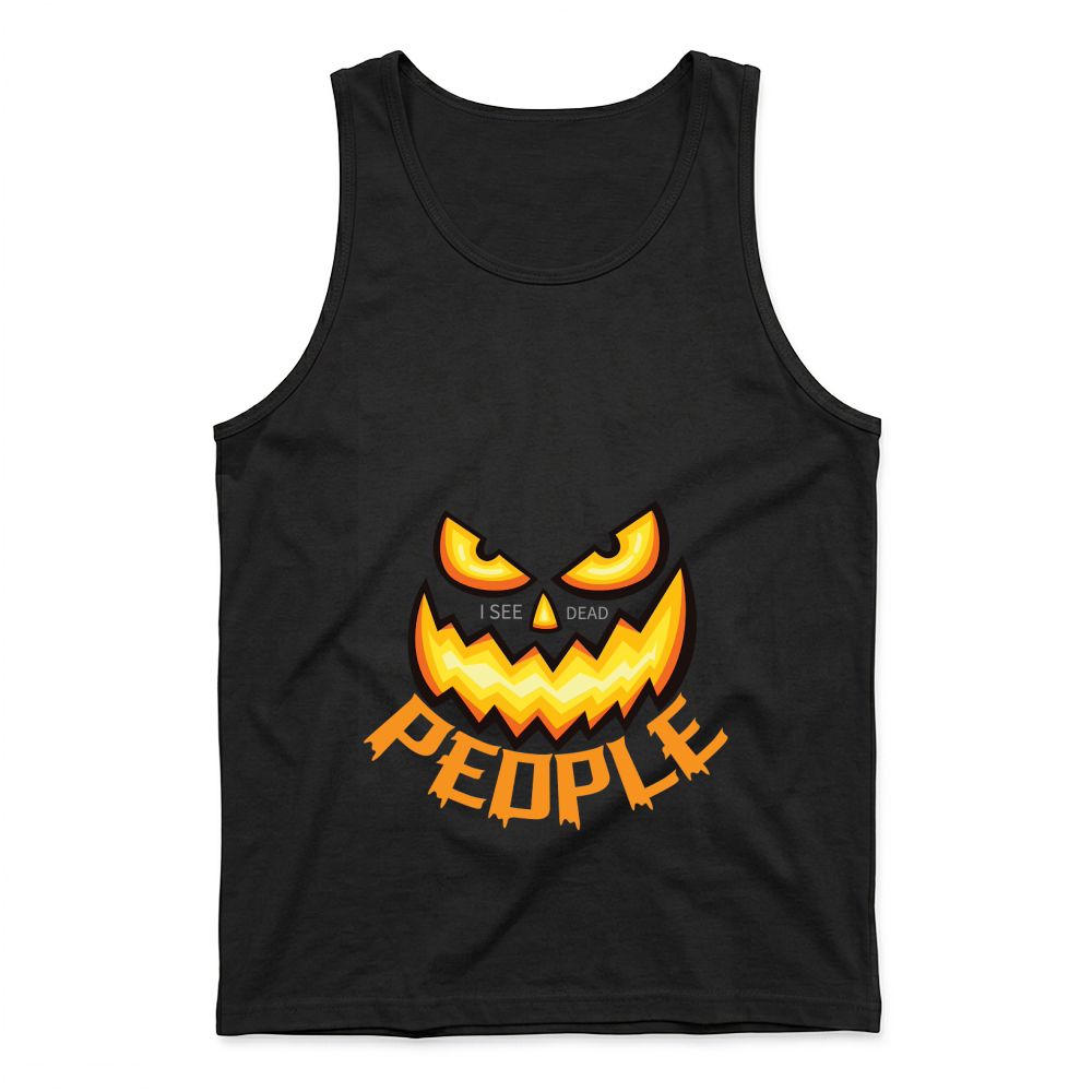 Product i see dead people spooky halloween Tank Top