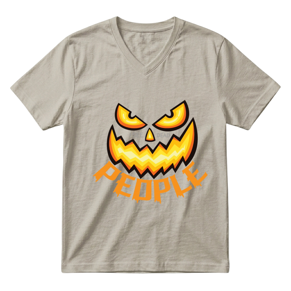 Product i see dead people spooky halloween V-Neck T-shirt